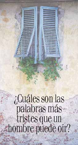 The Saddest Words Man Can Ever Hear - Spanish Tract