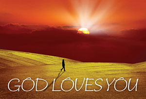 Postcard - God Loves You